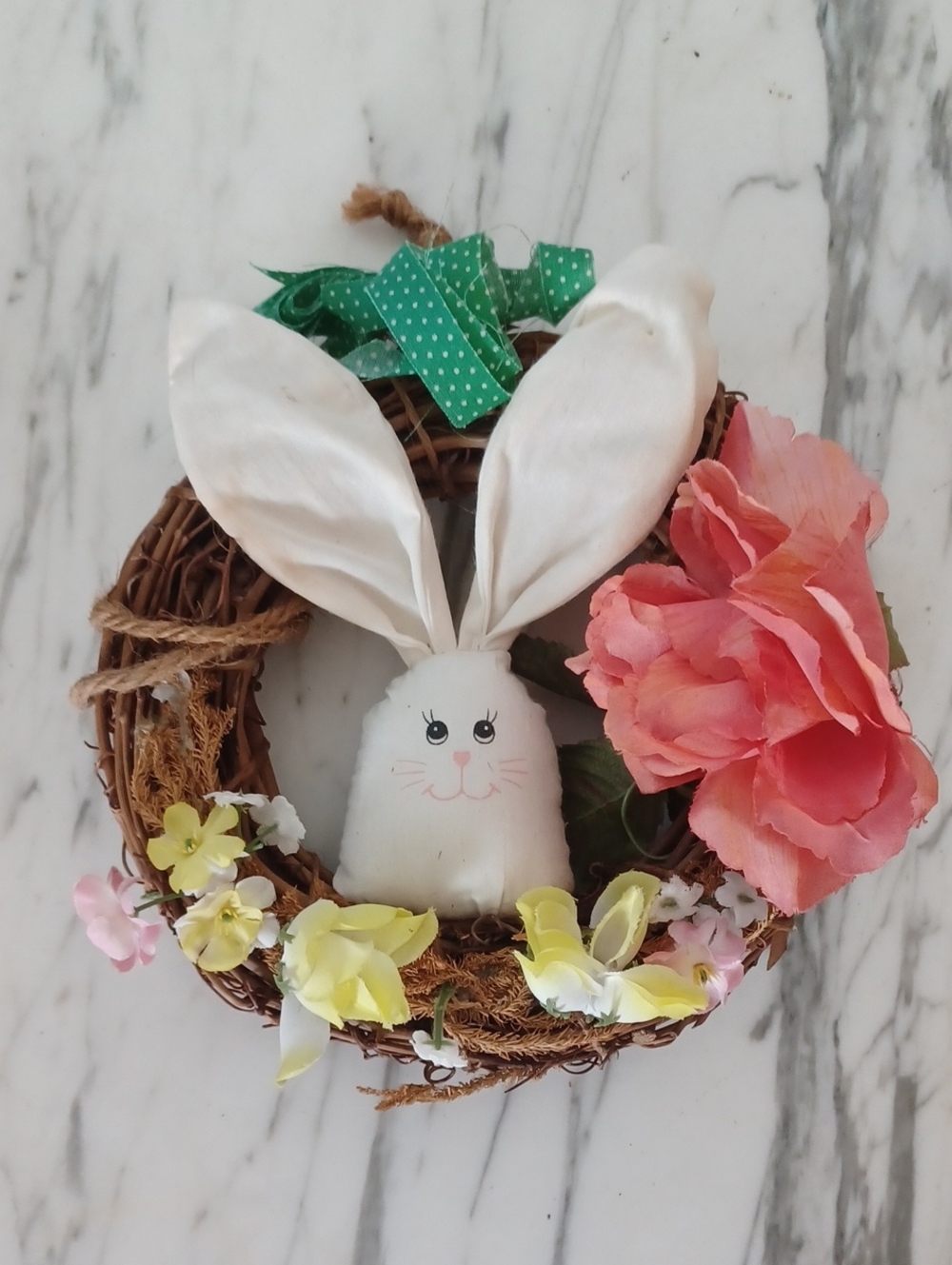 Celebrate Easter Together Berry Bunny Wreath